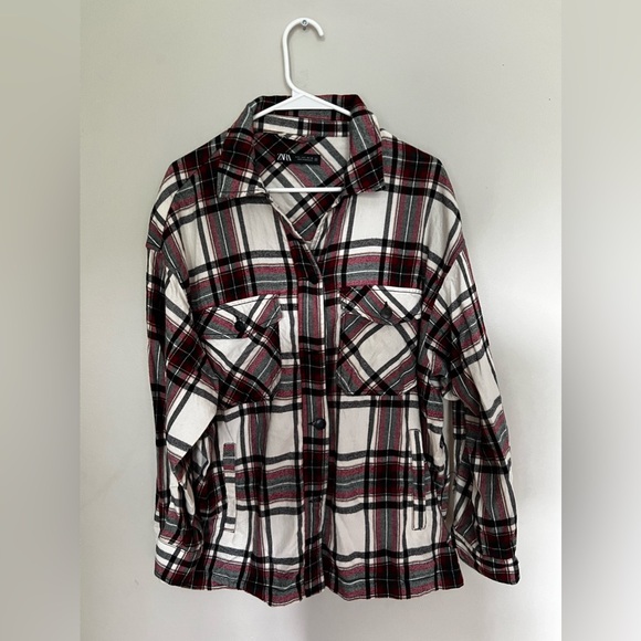 Zara plaid flannel - Picture 1 of 4